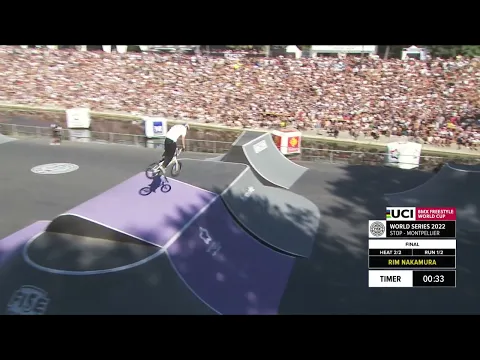 Rimu Nakamura | 1st place - UCI BMX Freestyle Park World Cup Men Final | #FISEMontpellier 2022